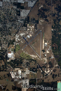 Zephyrhills Municipal Airport (ZPH) - Zephyrhills, FL from 14,000 feet. - by Dave G