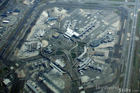 John F Kennedy International Airport (JFK) - JFK terminals seen from 6000 feet. - by Dave G