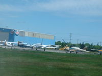 Saint John Airport - general aviation area - by William Kelly