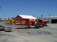 Santa Paula Airport (SZP) - Beech STAGGERWINGS at 2008 National Howard Fly-In (share identical radial engines) - by Doug Robertson