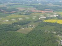 Madison Municipal Airport (IMS) - Looking NW from 2500' - Madison, Indiana - by Bob Simmermon