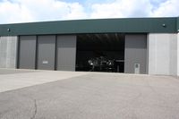 Anoka County-blaine Arpt(janes Field) Airport (ANE) - A hangar big enough for two B-25's and more - by Timothy Aanerud