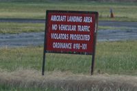 Air Park-dallas Airport (F69) - Don't drive over the runway! - by Timothy Aanerud