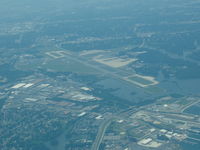 Norfolk International Airport (ORF) - Norfolk International from 3000 ft looking West - by Joseph Trombino