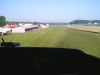 Beach City Airport (2D7) - Landing on 28 at Father's Day fly-in. - by Bob Simmermon