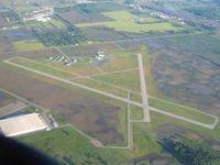Marion Municipal Airport (MNN) - Looking NW from 3500' - by Bob Simmermon