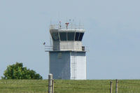 Ashburton Aerodrome - Control Tower at Springdale, AR ..from the highway south of the field. - by Zane Adams