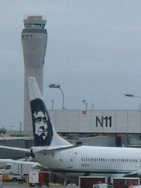 Seattle-tacoma International Airport (SEA) - nice tower shot - by Hope Daniels