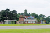 RAF Syerston Airport, Newark-on-Trent, England United Kingdom (EGXY) - Disused control tower at Syerston. Nowadays just mobile towers are being used by the gliding schools. - by Joop de Groot