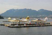 Vancouver Harbour Water Airport (Vancouver Coal Harbour Seaplane Base), Vancouver, British Columbia Canada (CXH) - Harbour Air DHC-3s at Coal harbour Seaplane Airport - by Michel Teiten ( www.mablehome.com )