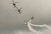 RAF Fairford Airport, Fairford, England United Kingdom (EGVA) - Taken at the Royal International Air Tattoo 2008 during arrivals and departures (show days cancelled due to bad weather) - by Steve Staunton