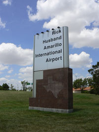 Rick Husband Amarillo International Airport (AMA) - Amarillo International - Named after Columbia Astronaut Rick Husband - Lost during re-entry 2003 - by Zane Adams