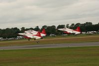 RAF Fairford Airport, Fairford, England United Kingdom (EGVA) - Taken at the Royal International Air Tattoo 2008 during arrivals and departures (show days cancelled due to bad weather) - by Steve Staunton