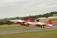 RAF Fairford Airport, Fairford, England United Kingdom (EGVA) - Taken at the Royal International Air Tattoo 2008 during arrivals and departures (show days cancelled due to bad weather) - by Steve Staunton