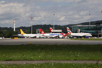 Zurich International Airport, Zurich Switzerland (ZRH) - Zürich Flughafen Vorfeld - by Juergen Postl