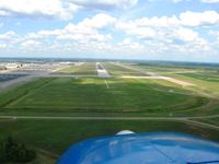 Rickenbacker International Airport (LCK) - Final for RWY 5L - by Bob Simmermon