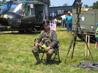 Fairfield County Airport (LHQ) - Part of the military exhibit at the Wings of Victory airshow - Lancaster, Ohio - by Bob Simmermon