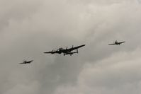 RAF Fairford Airport, Fairford, England United Kingdom (EGVA) - Taken at the Royal International Air Tattoo 2008 during arrivals and departures (show days cancelled due to bad weather) - by Steve Staunton