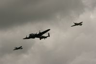 RAF Fairford Airport, Fairford, England United Kingdom (EGVA) - Taken at the Royal International Air Tattoo 2008 during arrivals and departures (show days cancelled due to bad weather) - by Steve Staunton