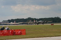 Willow Run Airport (YIP) - Planes lining to take off - by Florida Metal