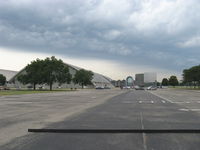 Wright-patterson Afb Airport (FFO) - Museum hangars, partial, with main entrance - by Doug Robertson