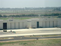 Camarillo Airport (CMA) - Commemorative Air Force Hangars, Southern California Wing fron BONANZA N2111Q - by Doug Robertson