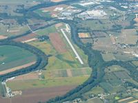 Cynthiana-harrison County Airport (0I8) - Looking NW from 5500' - by Bob Simmermon
