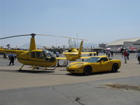 Camarillo Airport (CMA) - Yellow Toys for Big Boys at EAA Annual Airshow - by Doug Robertson