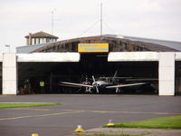 Peterborough Business Airport, Peterborough, England United Kingdom (EGSF) - Aerolease Engineering hangar at Conington - by chris hall
