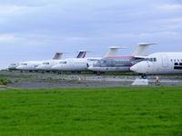 Norwich International Airport, Norwich, England United Kingdom (EGSH) - BAe 146 stored at Norwich Airport - by chris hall