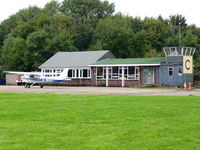 Bourn Airport - Club aircraft outside the club house - by chris hall