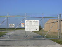 Lampasas Airport (LZZ) - Lampasas Municipal .... front gate...I guess the fence is to keep the deer out...the gate code is easy. - by Zane Adams