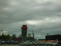 CFB Goose Bay (Goose Bay Airport), Happy Valley-Goose Bay, Newfoundland and Labrador Canada (CYYR) - Control Tower at Goose Bay on a rainy day - by John J. Boling