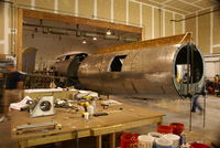 Grimes Field Airport (I74) - Restoration of a B17 - by Allen M. Schultheiss