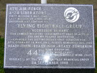 Shipdham Airport, Shipdham, England United Kingdom (EGSA) - Memorial at Shipdham for the  Flying Eightball Group - by chris hall
