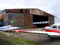 Panshanger Airport, Hertford, England United Kingdom (EGLG) - The Hangar at Panshangar - by chris hall