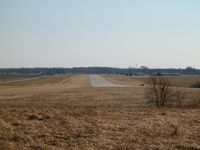 Jasper County Airport (RZL) - runway, as seen from the road. - by IndyPilot63