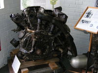 Seething Airfield - B-24 engine in the Seething airfield Control Tower Museum - by chris hall