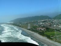 Greymouth Aerodrome - On final for runway 01 - by Nick Hobart