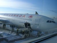 Toronto Pearson International Airport (Toronto/Lester B. Pearson International Airport, Pearson Airport), Toronto, Ontario Canada (CYYZ) - A340 at a gate at no longer existing Terminal 2  - by PeterPasieka