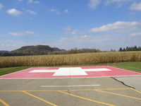 St Elizabeth Hospital Heliport (8MN7) - St. Elizabeth's Medical Center in Wabasha, MN. - by Mitch Sando