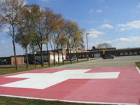 St Elizabeth Hospital Heliport (8MN7) - St. Elizabeth's Medical Center in Wabasha, MN. - by Mitch Sando