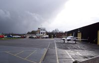 Fairoaks Airport, Chobham, England United Kingdom (EGTF) - A stormy afternoon at Fairoaks - by moxy