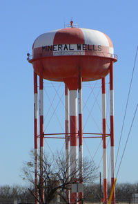 Mineral Wells Airport (MWL) - Water tower left over from the former Wolters AFB - by Zane Adams