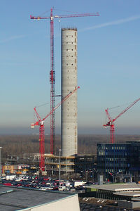 Vienna International Airport, Vienna Austria (VIE) - The new Tower under construction - by Yakfreak - VAP