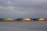 Linz Airport (Blue Danube Airport), Linz Austria (LOWL) - LOWL Bundesheer Sunset - by Peter Pabel