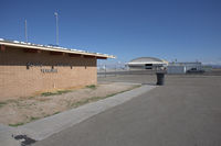 Blythe Airport (BLH) - Blythe terminal building recently sold to a construction company.  - by Curt Sletten