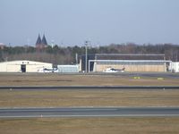 Tegel International Airport (closing in 2011), Berlin Germany (EDDT) - Berlin Tegel - military part, hangars of the German Air Force VIP-Squadron (Flugbereitschaft) - by Ingo Warnecke