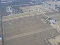 Rall Field Airport (32OH) - Looking SE from 2500' - by Bob Simmermon