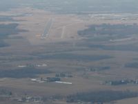 Mansfield Lahm Regional Airport (MFD) - Looking SE from 3500' and 6 miles out. - by Bob Simmermon